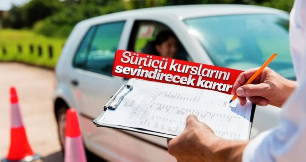 Sürücü kurslarını sevindirecek karar