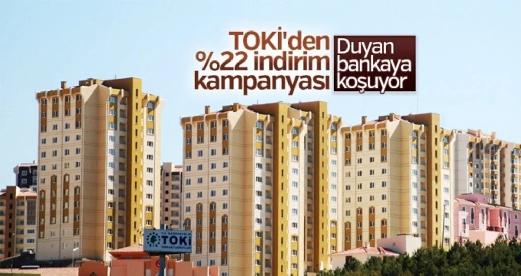 TOKİ'nin Yüzde 22 İndirim Kampanyasını Duyan Bankaya Koştu