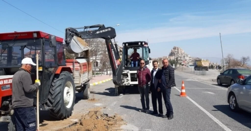 Uçhisar - Kavak Yolu Asfaltlanacak