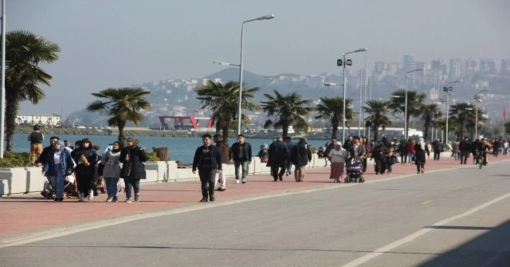 Vatandaşların Sıcak Hava Keyfi