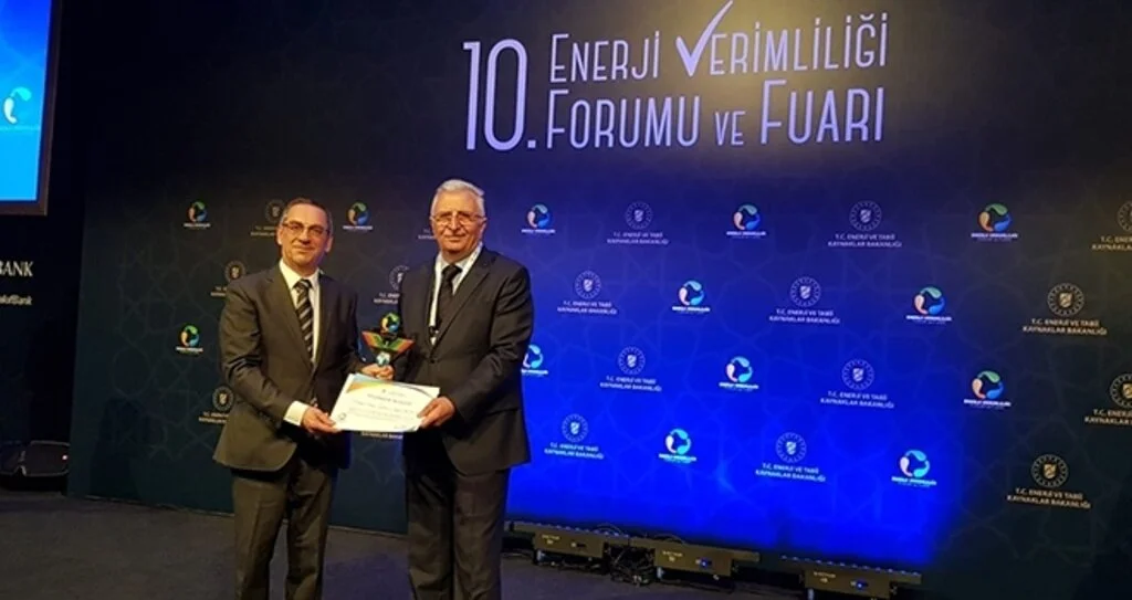 Vezirköprü Orman Ürünleri'ne 'enerji verimliliği' ödülü