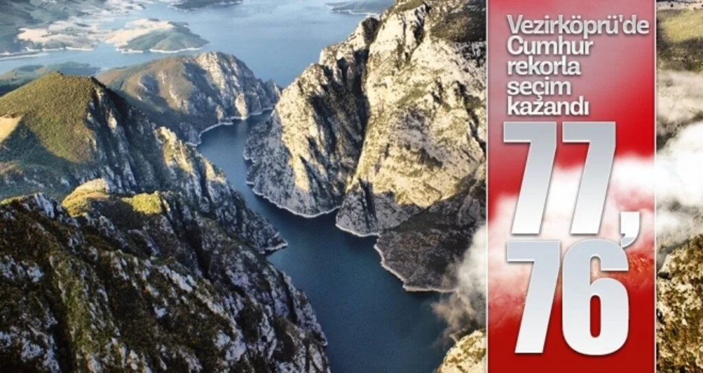 Vezirköprü'de Cumhur rekorla seçim kazandı