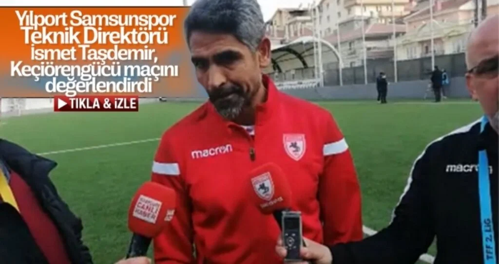 Yılport Samsunspor Teknik Direktörü İsmet Taşdemir: 'İpleri rakibin eline verdik'