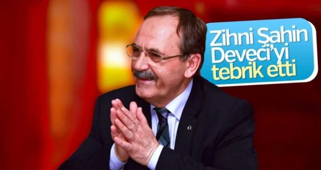 Zihni Şahin, Cemil Deveci'yi Tebrik Etti