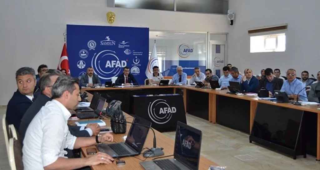 AFAD'dan Samsun'da masa başı deprem tatbikatı