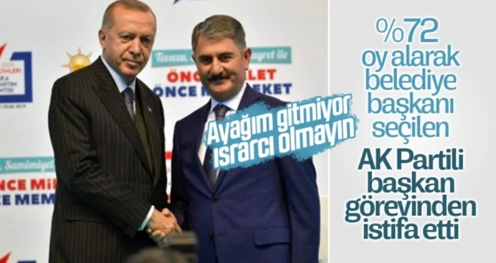 AK Partili Belediye Başkanı istifa etti