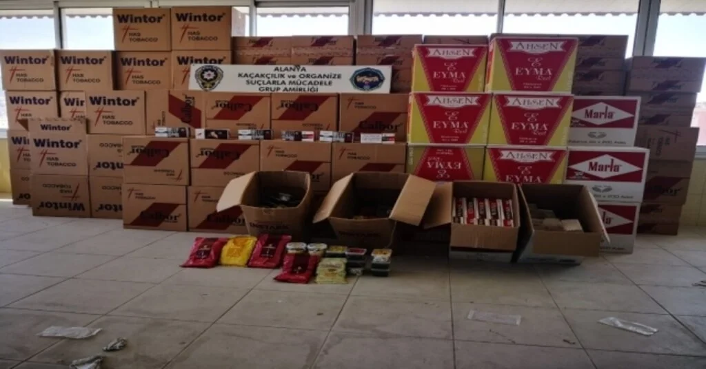Alanyada Kaçak Tütün Operasyonu
