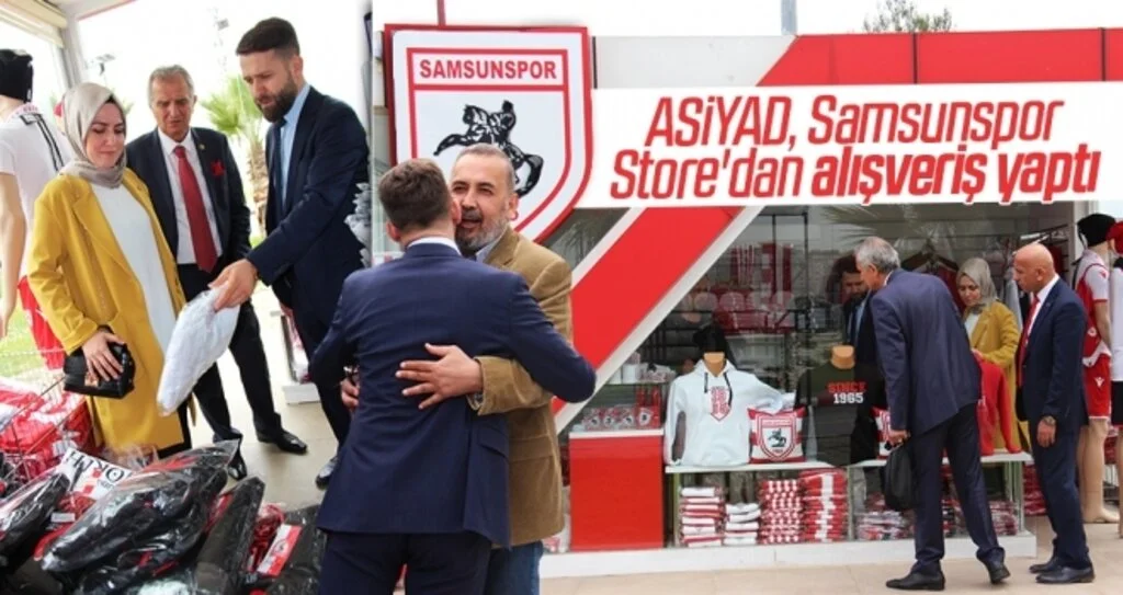ASİYAD, Samsunspor Store'dan alışveriş yaptı
