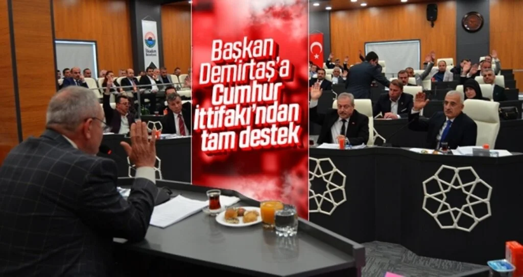Başkan Demirtaş’a Cumhur İttifakı’ndan tam destek