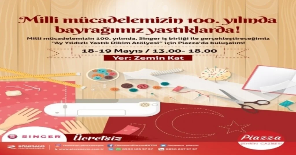 Bayrak Sevgisi Yastıklara İşlenecek