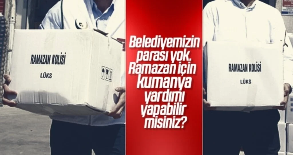 'Belediye Borçlu Kumanya Lazım'