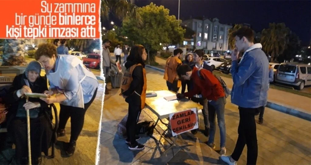 Binlerce kişiden tepki imzası 