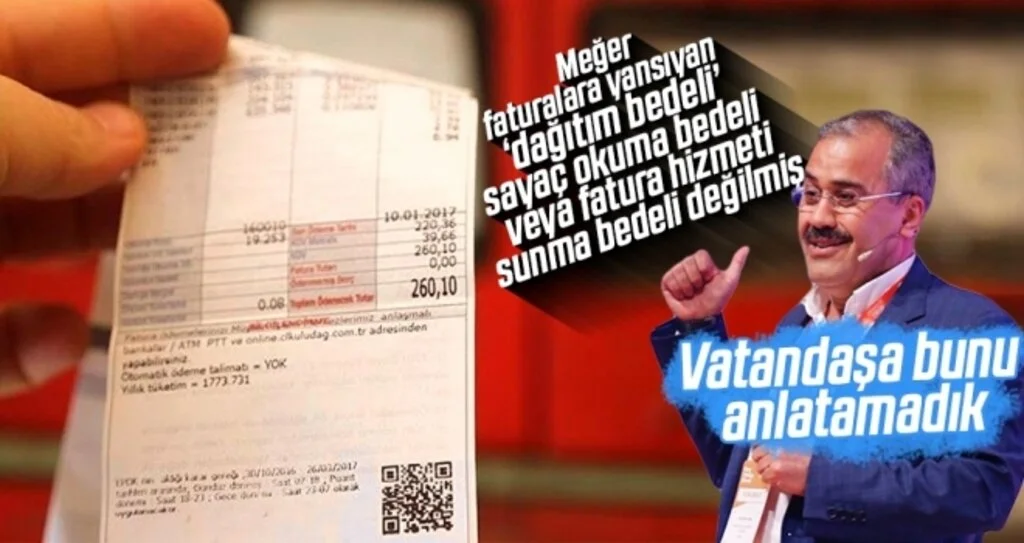 'Dağıtım Bedeli nedir?' tüketiciye anlatamadınız