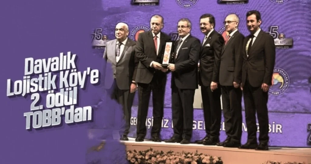 Davalık Lojistik Köy'e 2. ödül TOBB'dan