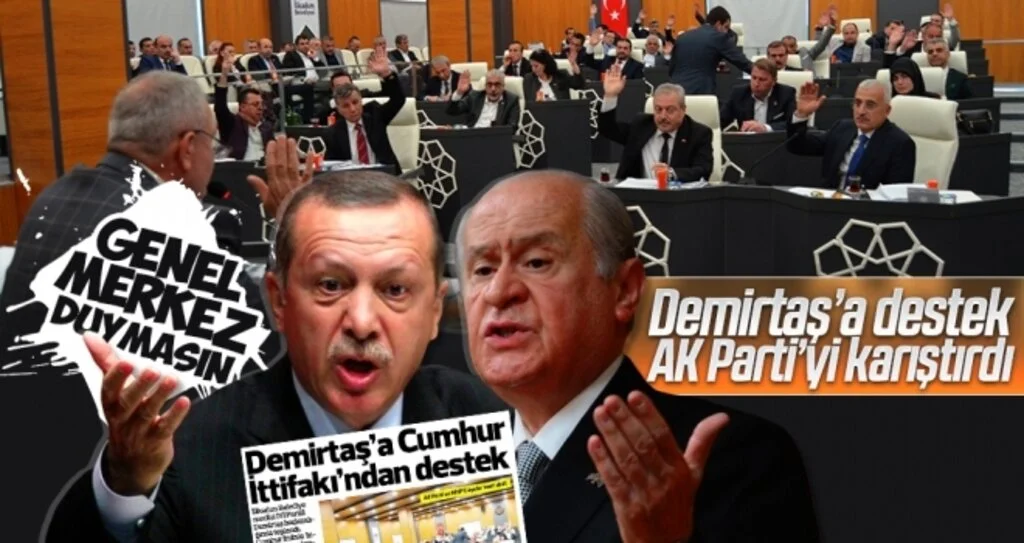 Demirtaş'a Destek AK Parti'yi Karıştırdı