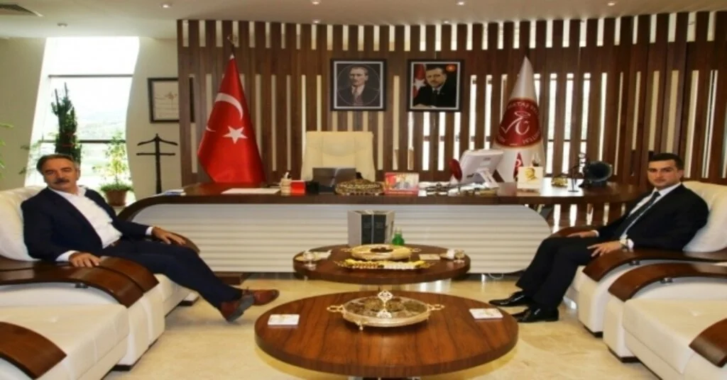 Derinkuyu İlçe Kaymakamı Yeşilyurttan Rektör Bağlıya Ziyaret