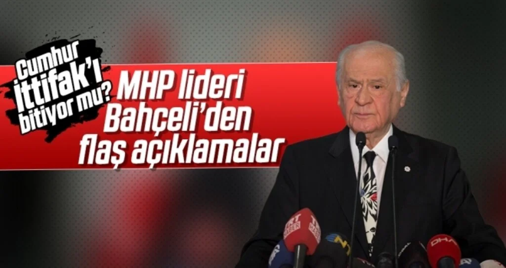 Devlet Bahçeli'den 'Cumhur İttifakı bitiyor' iddialarına yanıt