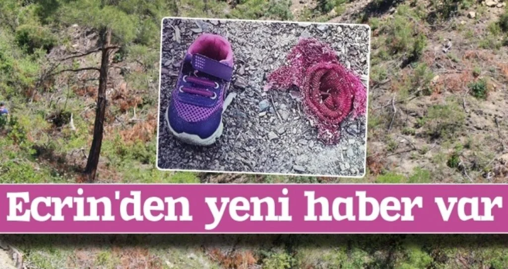 Ecrin'in ayakkabısının diğer teki de bulundu