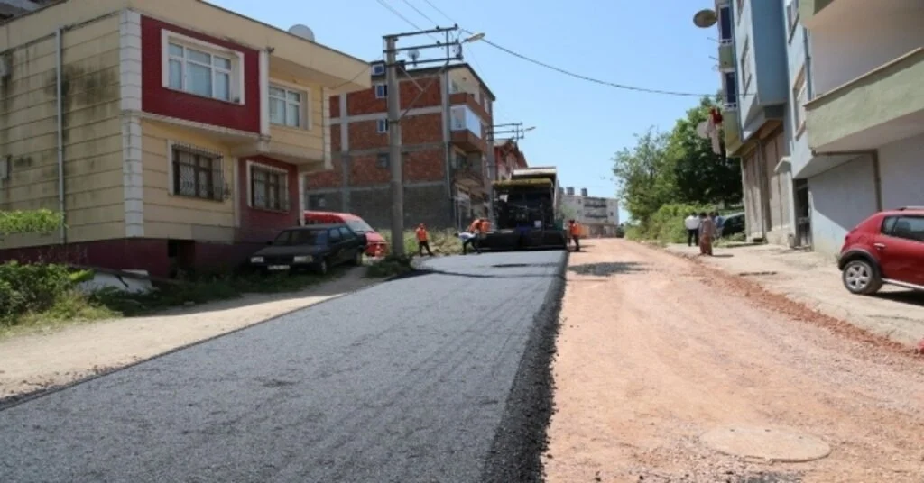 Fatsada Sıcak Asfalt Çalışmaları