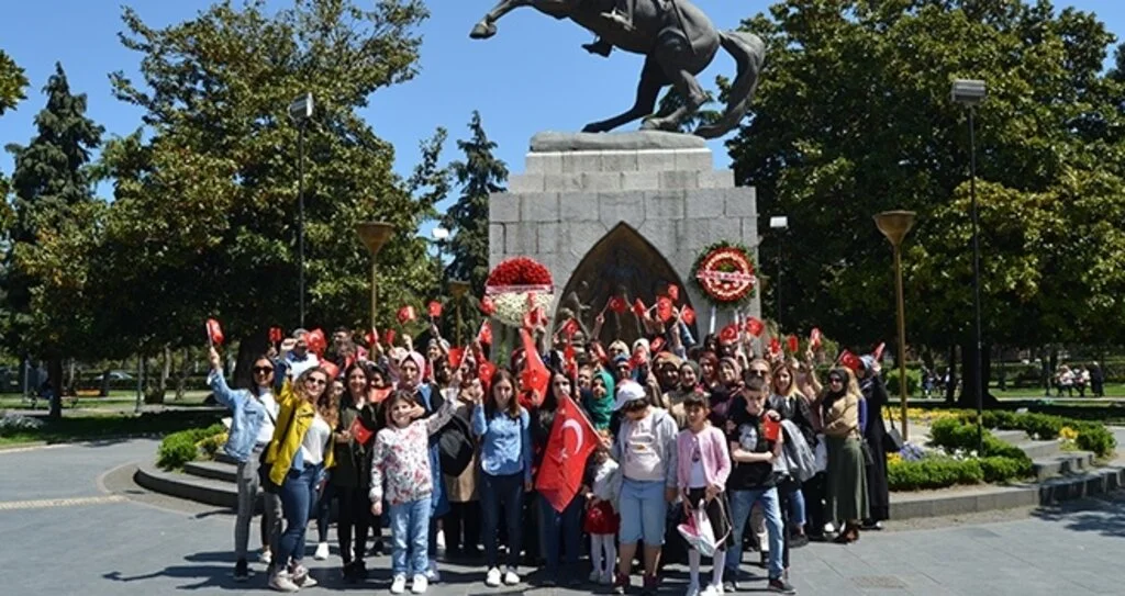 Görme engellilerden anlamlı yürüyüş