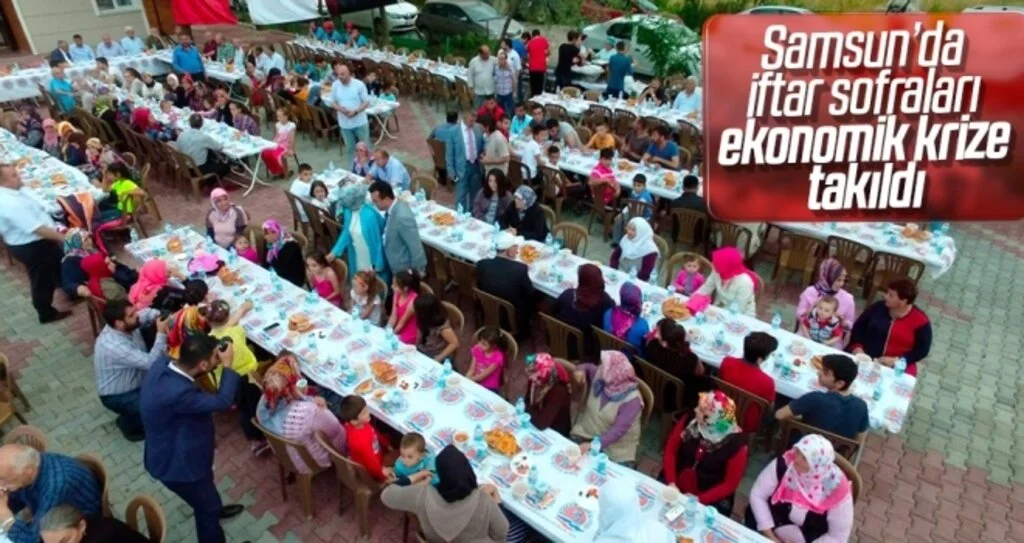 İftar sofraları ekonomik krize takıldı 