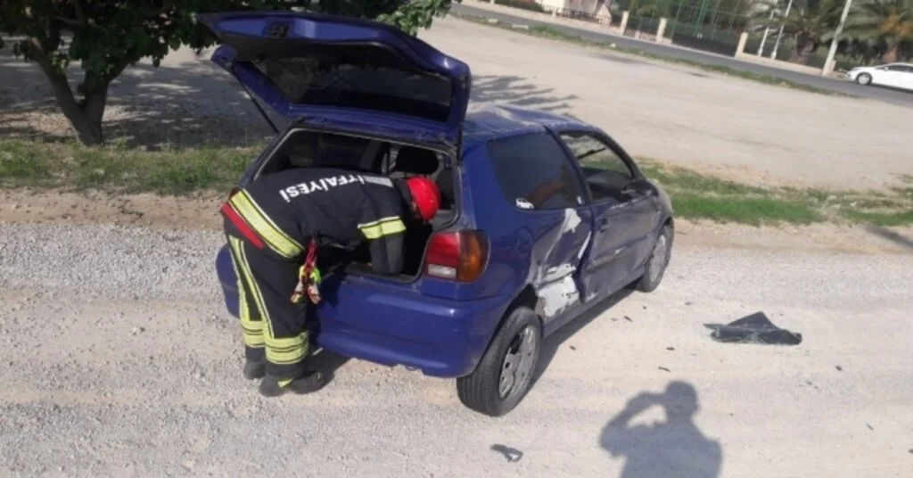 İki Otomobilin Çarpıştığı Kazada 1 Kişi Yaralandı