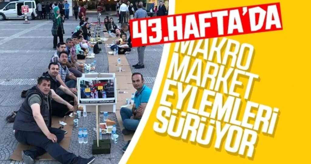 Makro işçileri yeryüzü sofrasında buluştu