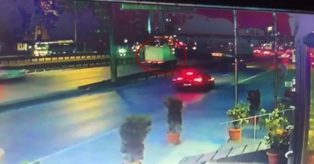 (Özel) Avcılardaki Ölümlü Kazanın Güvenlik Kamerası Görüntüleri Ortaya Çıktı