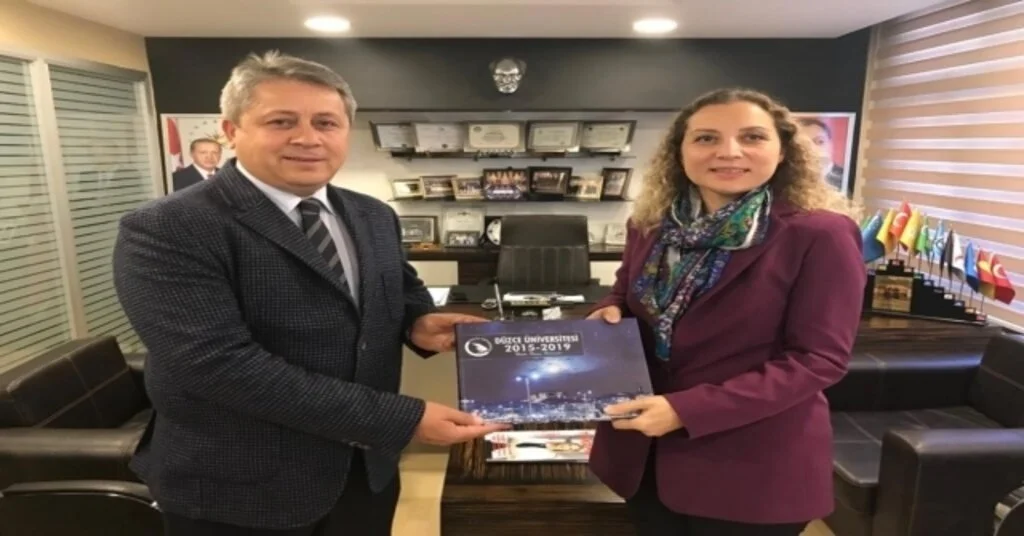 Rektörden Ertan Taşlıya Ziyaret