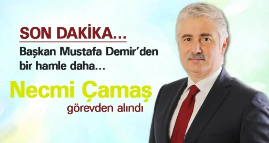 Samsun Büyükşehir'de Şok Bir Görevden Alma Daha