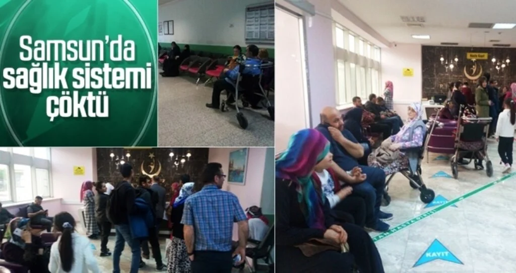 Samsun'da sağlık sistemi çöktü