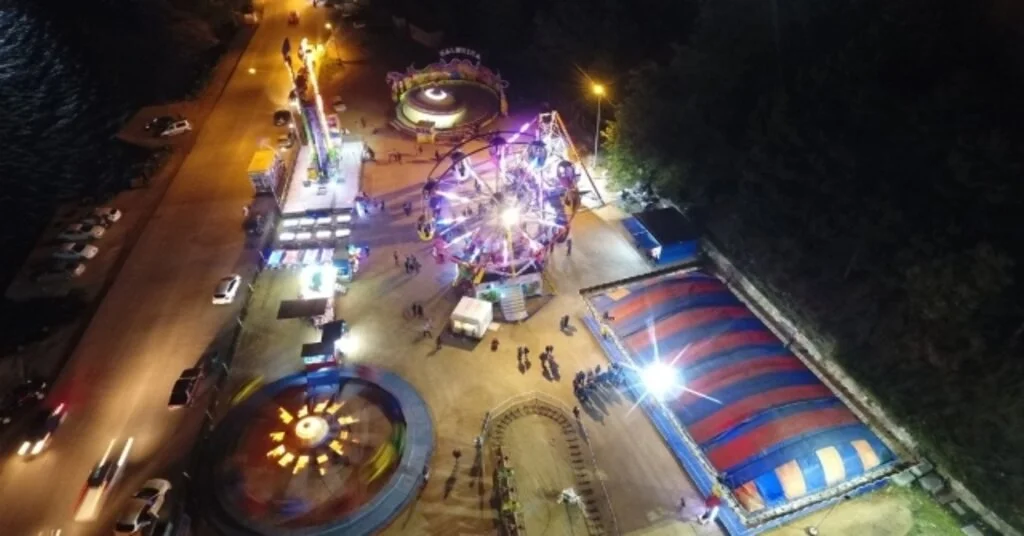 Sinopta Lunapark Açıldı