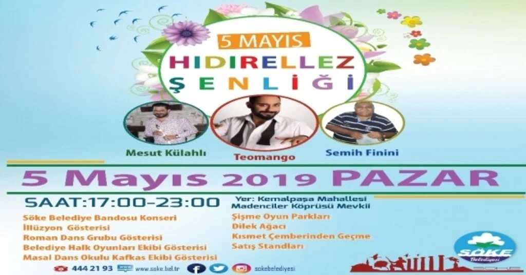 Sökede Hıdırellez Coşkusu Yaşanacak