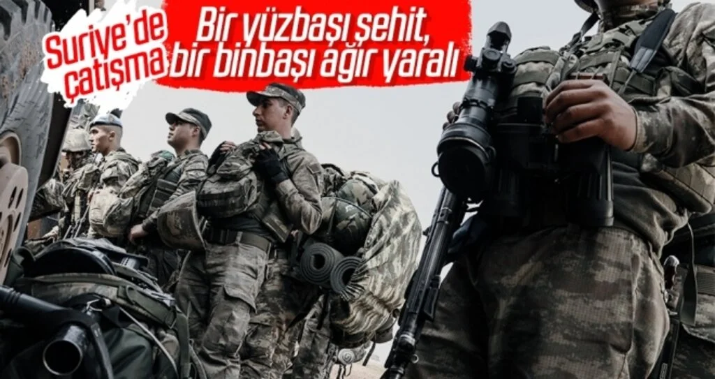 Suriye'de 1 yüzbaşı şehit oldu, 1 binbaşı ağır yaralı