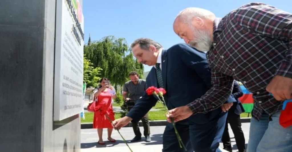 Talasta Azerbaycan Bağımsızlık Günü Kutlaması