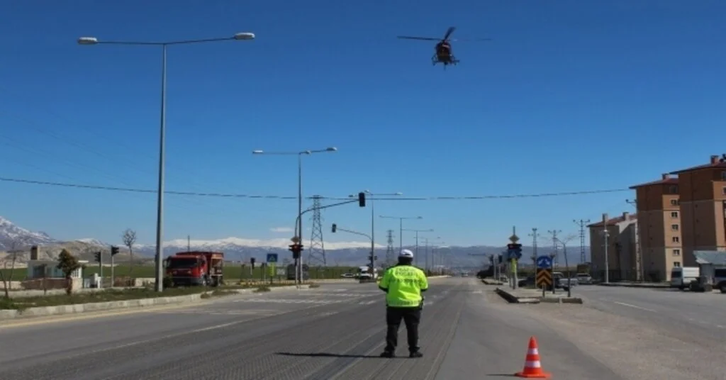 Vanda Helikopter Destekli Trafik Denetimi