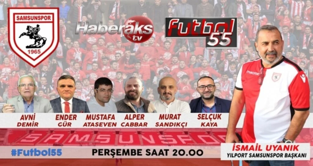 Yılport Samsunspor Başkanı İsmail Uyanık Haberaks TV'de