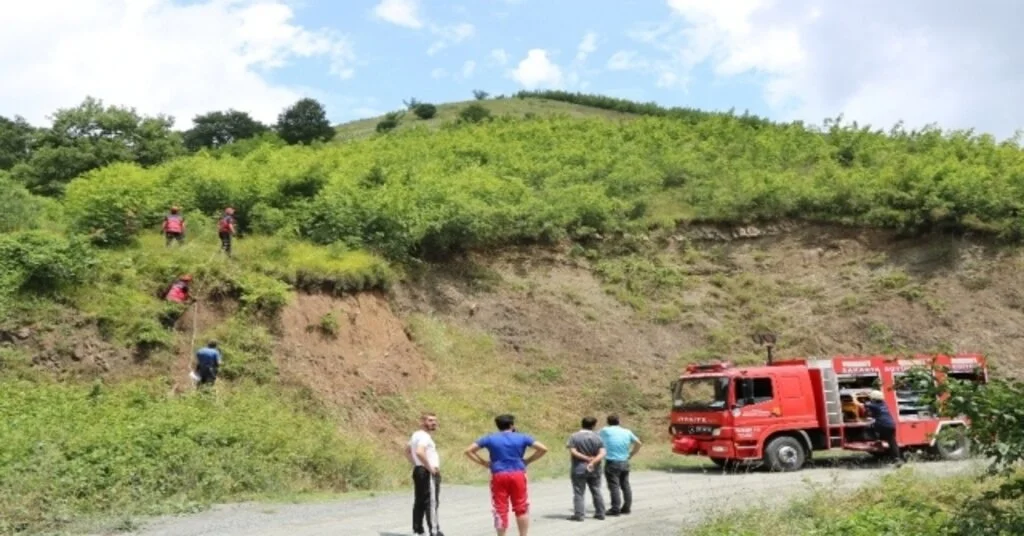 12 Gün Önce Şarampole Yuvarlanan Otomobilde Yangın Çıktı