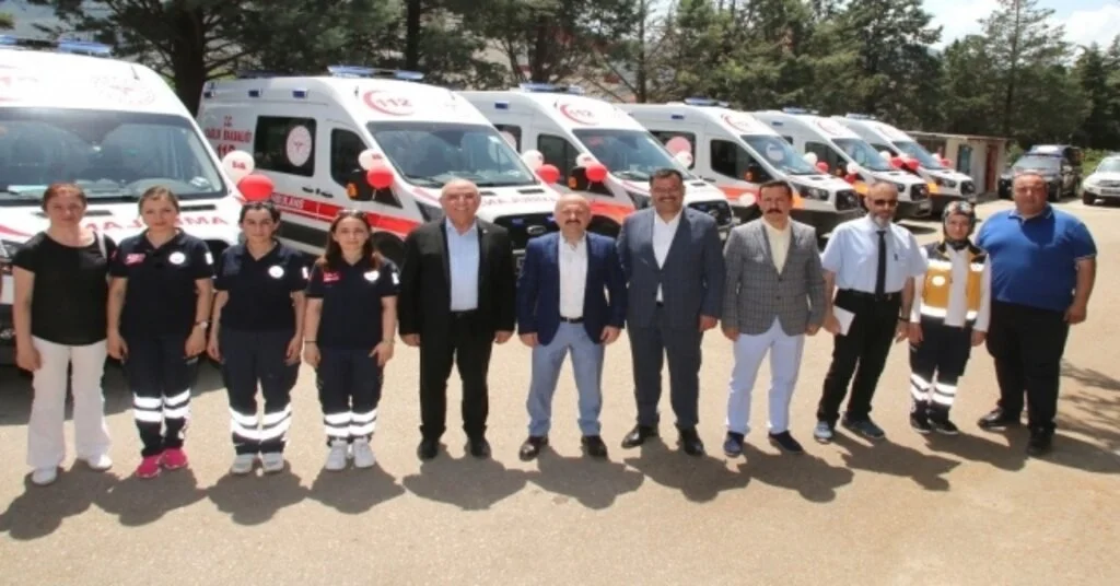 Amasyanın Sağlık Filosuna 11 Yeni Araç