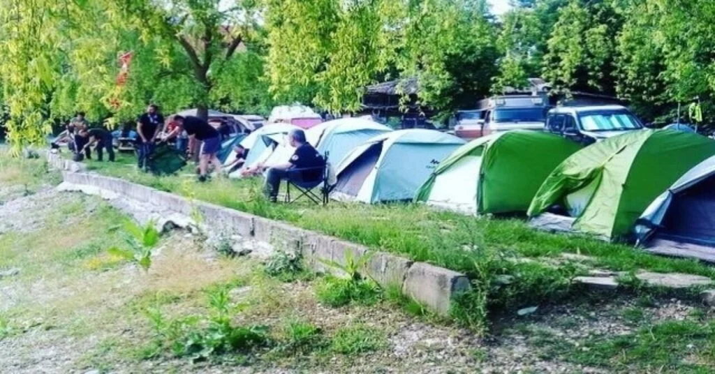 Ankaralı Motorcular Sünnet Gölüne Kamp Kurdu