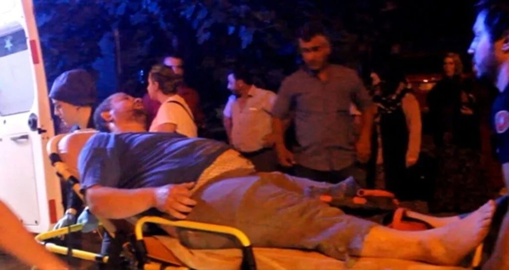 Bafra'da dumandan etkilenen kişi hastaneye kaldırıldı