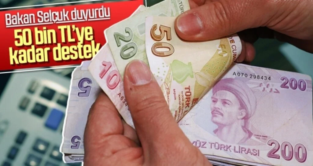 Bakan Selçuk duyurdu: 50 bin TL’ye kadar destek