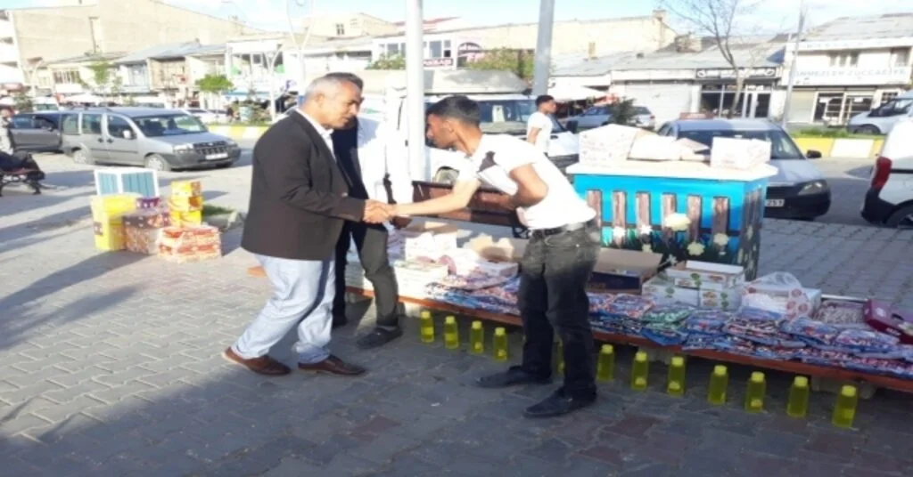 Başkan Ensariden Esnaf Ziyareti