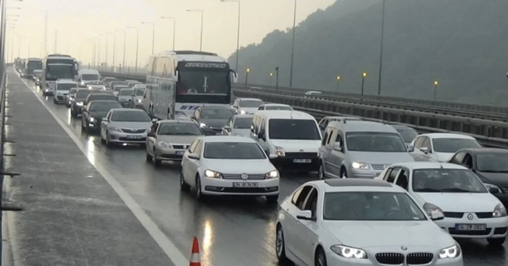 Bolu Dağında Yoğun Bayram Trafiği