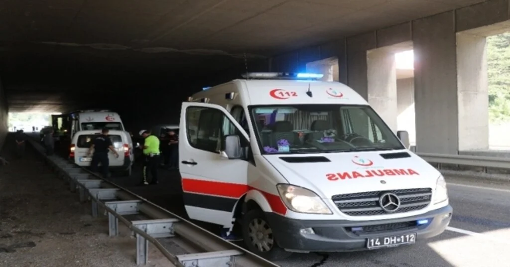 Boluda Trafik Kazası: 2 Yaralı