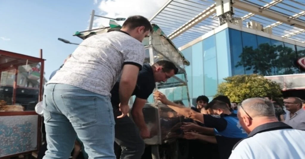 Bursada Olaylı Seyyar Operasyonu