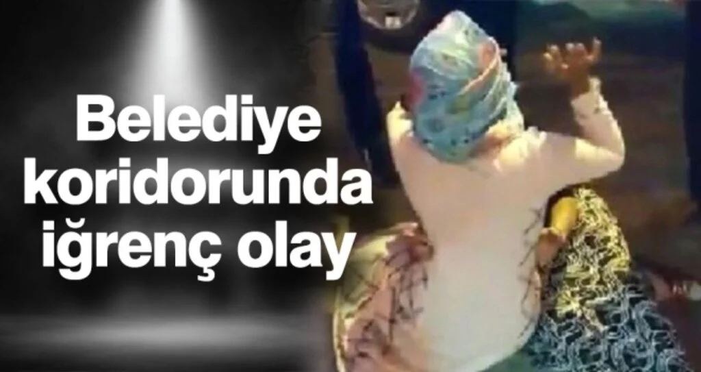 Çorum Belediyesi Koridorunda İğrenç Olay