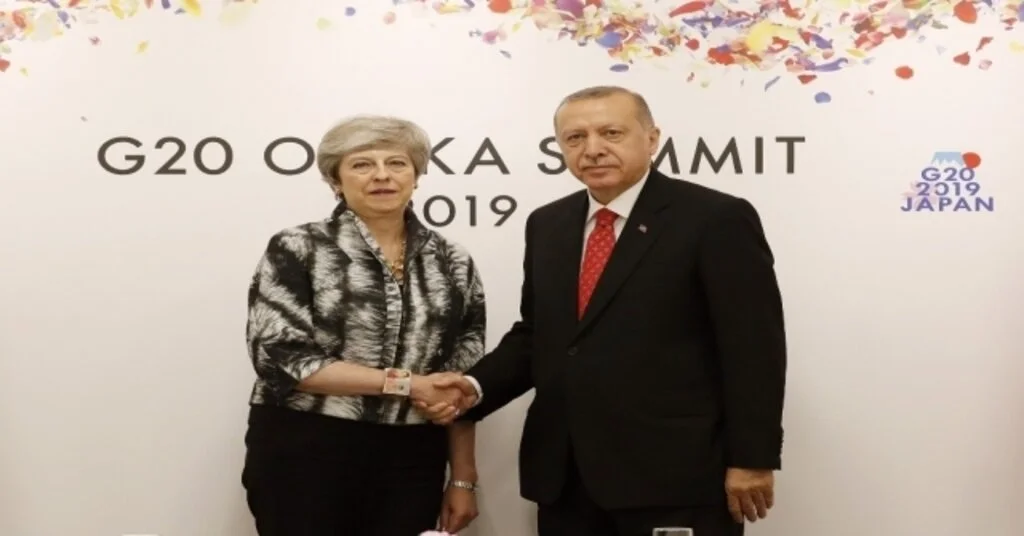 Cumhurbaşkanı Erdoğan, İngiltere Başbakanı May İle Görüştü