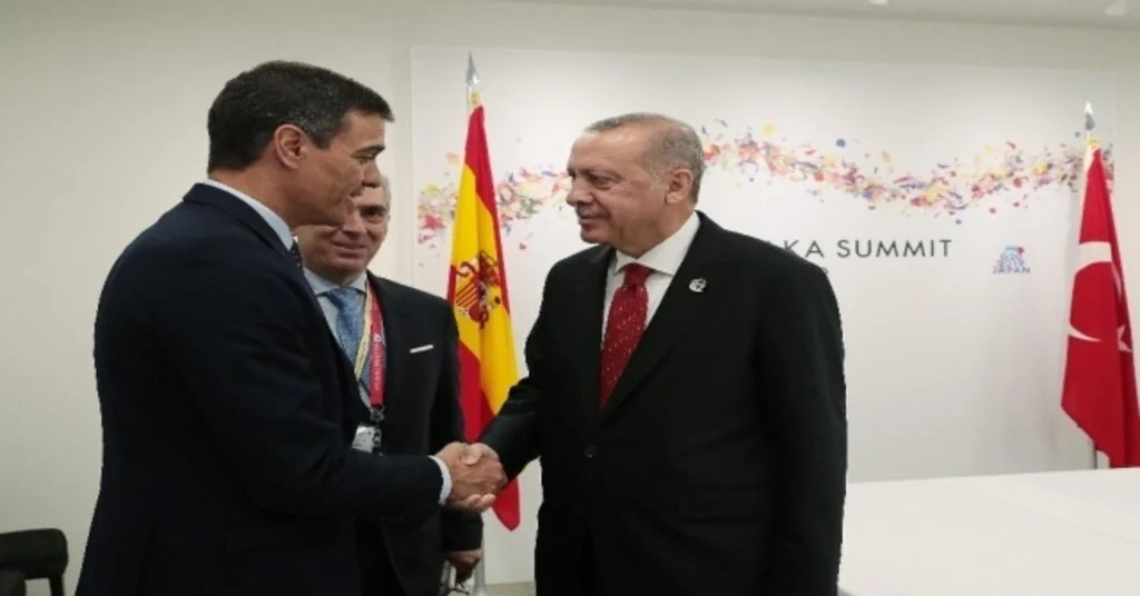 Cumhurbaşkanı Erdoğan, İspanya Başbakanı Sanchez İle Bir Araya Geldi