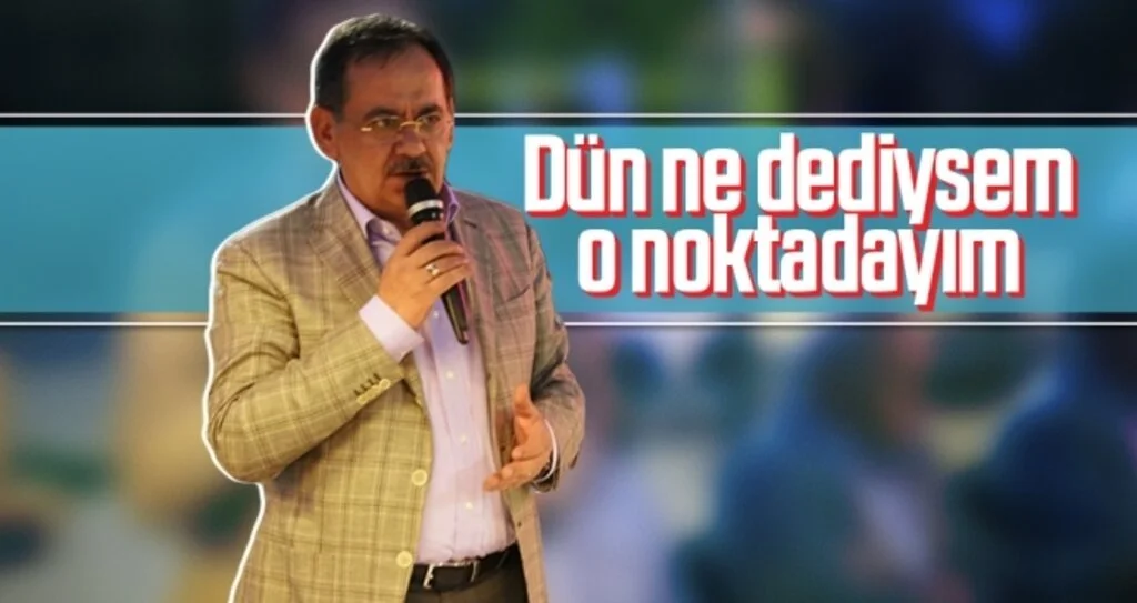 Dün ne dediysem  o noktadayım